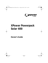 Xantrex Solar 400 User manual