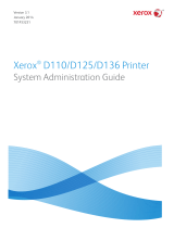 Xerox D136 and D136 Administration Guide