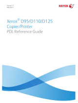 Xerox Xerox D95/D110/D125 Copier/Printer with built-in controller User manual