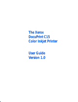Xerox C15 User manual