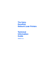 Xerox Network Laser Printers User manual