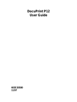 Xerox P12 User manual