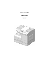 Xerox FaxCentre F12 User manual
