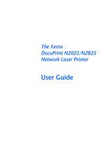 Xerox N2825 User manual