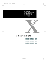 Xerox P1210UG-8 User manual
