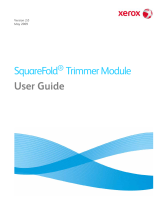 Xerox SquareFold Trimmer User manual
