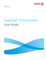 Xerox SquareFold Trimmer Module User manual