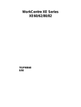 Xerox WorkCentre XE 80 User manual