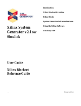 Xilinx System Generator V2.1 User manual