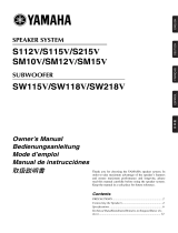 Yamaha Club Series V Owner's manual