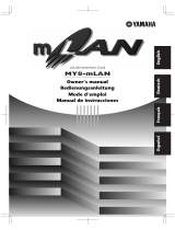 Yamaha MY8-MLAN User manual