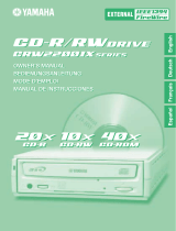 Yamaha CRW2200IX User manual