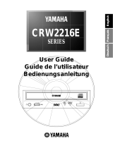 Yamaha CRW2216E User manual