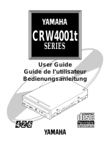 Yamaha CRW4001t User manual