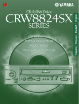 Yamaha CRW8824SX Series User manual