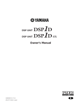 Yamaha DSP1D-EX User manual