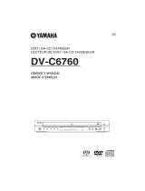 Yamaha DV-C6760 User manual