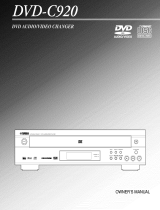 Yamaha DVD-C920 User manual