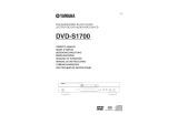 Yamaha DVD-S1700 User manual