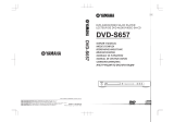 Yamaha DVD-S657 User manual