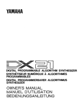 Yamaha DX21 User manual