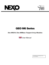 Yamaha Geo M6Bass User manual