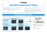 Yamaha Voice Editor Essential User manual