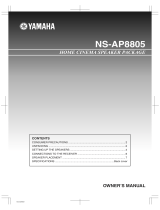 Yamaha NS-AP8805 User manual