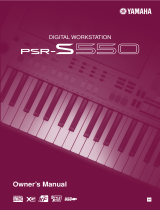 Yamaha PSR-S550B Owner's manual