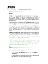 Yamaha PSR540 Multi Track Recorder User manual