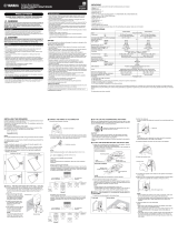 Yamaha VXS8/VXS8W/VXS5/VXS5W Owner's manual