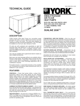 York Sunline 2000 User manual