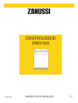 Zanussi DWS 919 User manual