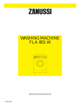 Zanussi FLA 801 W User manual