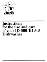 Zanussi ID 503 User manual