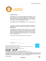 Vizio VF550M - 55" LCD TV User manual