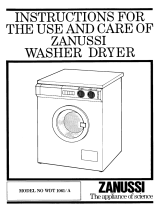 Zanussi WDT 1061/A User manual