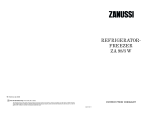 Zanussi ZA 98/3 W User manual