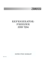 Zanussi ZBB 7294 User manual