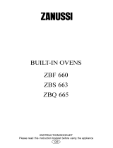 Zanussi ZBF 660 User manual