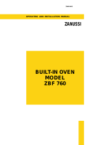 Zanussi ZBF 760 User manual