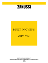 Zanussi ZBM 972 User manual