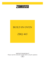 Zanussi ZBQ 465 User manual