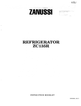 Zanussi ZC135R User manual