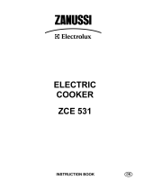 Zanussi ZCE 531 GB User manual