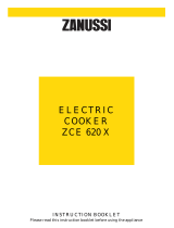 Zanussi ZCE 620 X User manual