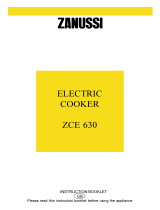 Zanussi ZCE 630 User manual