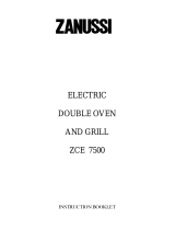 Zanussi ZCE 7500 User manual