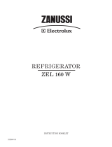 Zanussi ZEL 160 W User manual