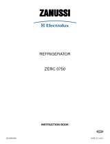 Zanussi ZERC 0750 User manual